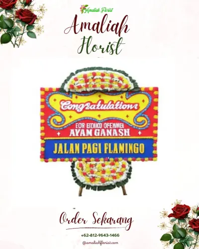Bunga Papan Congratulation di Kertajati